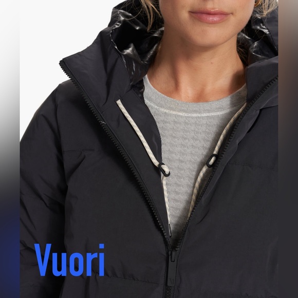 NWT Vuori Mammoth Down Parka Coat * Black * Small * Warm & Cozy - Picture 5 of 10